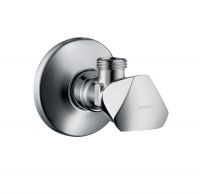 Vorschau: Hansgrohe Eckventil 1/2" Design E mit Wandrosette, chrom