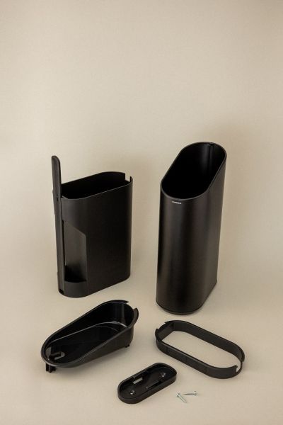 Cosmic Flat Abfallbehälter 2,5l, schwarz matt