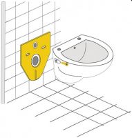 Vorschau: HAAS Schallschutz-Montage-Sets für Wand-WC und Bidets, 4mm