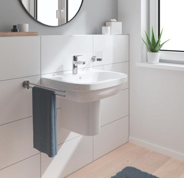 Grohe Start Quick-Fix Einhand-Waschtischbatterie, ES-Funktion, Mittelstellung kalt, S-Size, chrom