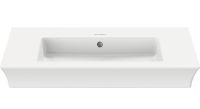 Vorschau: Duravit White Tulip Waschtisch 75x49cm, ohne Hahnloch, mit Überlauf, Ablaufventil, WonderGliss, weiß 23637500601