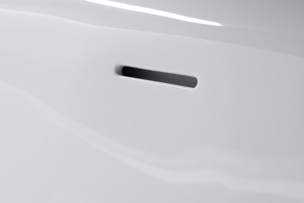 Duravit White Tulip freistehende Badewanne oval 160x80cm, weiß