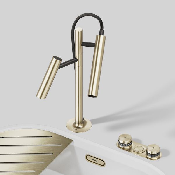 BLANCO CHOICE Luneoo-S satin gold_527979