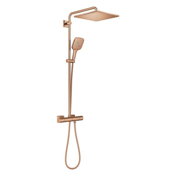 Grohe Rainshower SmartActive 310 Cube Duschsystem Aufputz, warm sunset