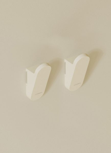 Cosmic Alife Haken 2 Stück, white pearl