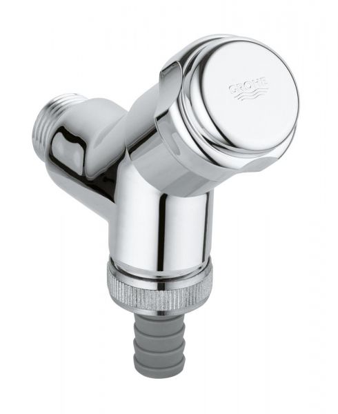 Grohe Eggemann Original WAS® Anschlussventil DN 15, Schrägsitzausf. m. RV, chrom