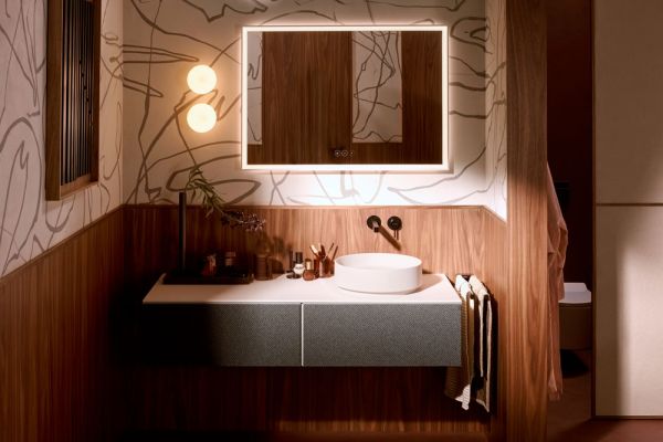 hansgrohe Xuniva Evo S Aufsatzwaschtisch rund Ø40cm mit Ablaufventil