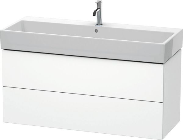 Duravit L-Cube Waschtischunterschrank wandhängend 118x46cm mit 2 Schubladen für Vero Air 235012