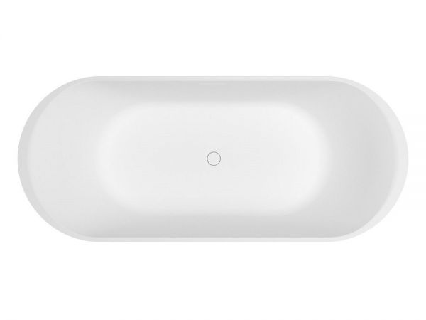 RIHO Solid Surface Valor freistehende Badewanne 170x72cm