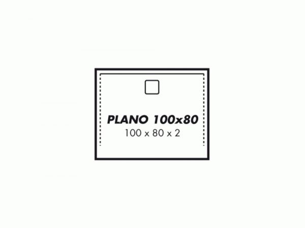 Polypex PLANO 100x80 Duschwanne 100x80x2cm
