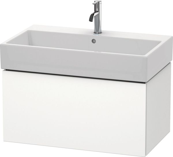 Duravit L-Cube Waschtischunterschrank wandhängend 78x46cm mit 1 Schublade für Vero Air 235080, weiß, LC617701818