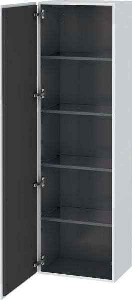  Duravit L-Cube Hochschrank 50x176x36,3cm mit 1 Tür, Türanschlag links weiß matt LC1181L1818