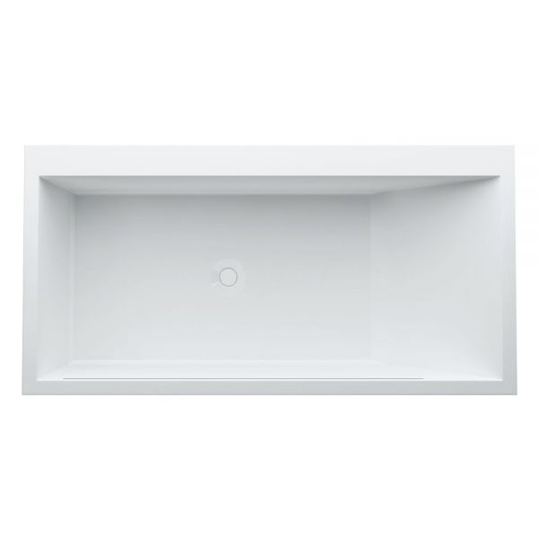 Kartell by Laufen Badewanne mit LED-Beleuchtung, Ecke links, 170x86cm, weiß H2243360006161_1