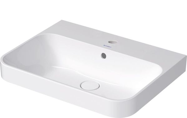 Duravit Happy D.2 Plus Aufsatzbecken 60x46 WonderGliss weiss 23606000001
