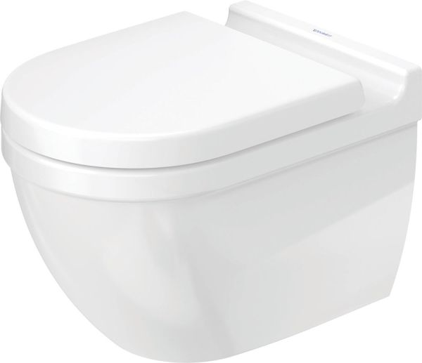 Duravit Starck 3 Wand-WC 54x36,5cm, oval, WonderGliss, weiß 25270900001