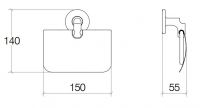 Vorschau: Lineabeta SBECÀ Toilettenpapierhalter mit Deckel