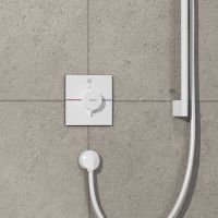 Vorschau: Hansgrohe ShowerSelect Comfort E Thermostat Unterputz, 1 Verbraucher, weiß matt