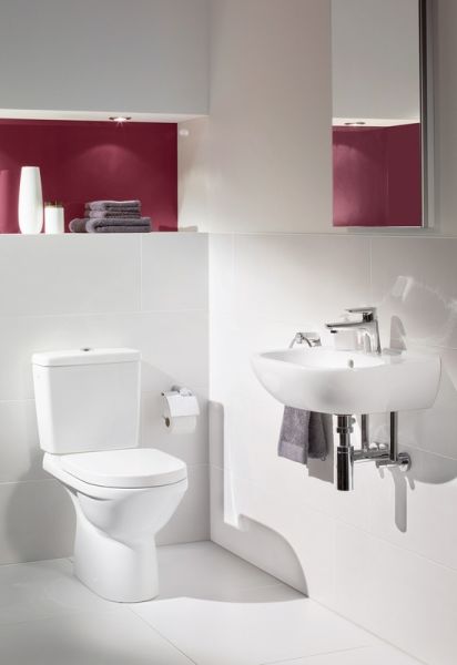 Villeroy&Boch O.Novo Stand-Tiefpül-WC mit Spülrand für Kombination, Abgang senkrecht, 36x67cm