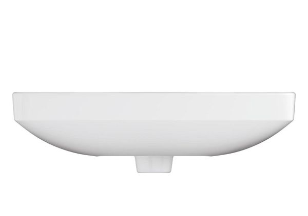 Grohe Euro Keramik Waschtisch 55cm mit Überlauf, ohne Hahnloch, weiß