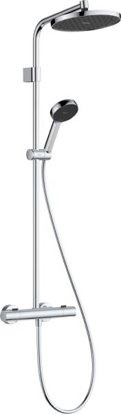 hansgrohe Activera S Duschsystem 240 1 Strahlart mit Ecostat Fine Varia chrom 28078000
