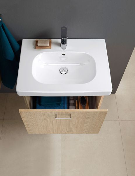 Duravit B.1 Einhebel-Waschtischmischer S mit Zugstangen-Ablaufgarnitur, chrom