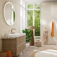 Vorschau: hansgrohe Xelu Q Waschtisch 100x48cm mit Hahnloch, weiß