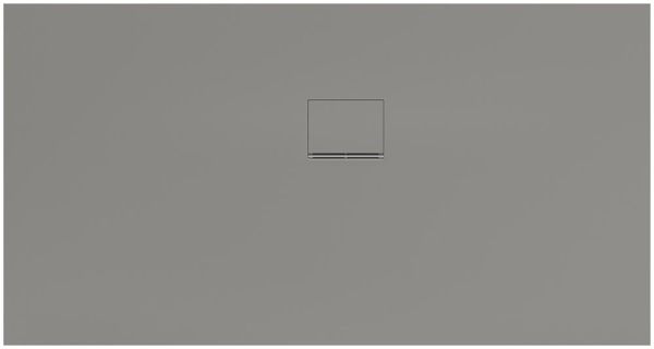 Villeroy&Boch Squaro Infinity Quaryl®-Duschwanne, Eckeinbau rechts gegen Wand, 170x90cm, grey, UDQ1790SQI2RV-3S