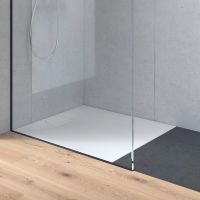 Vorschau: Duravit Stonetto Duschwanne rechteckig 80x90cm, Mineralguss