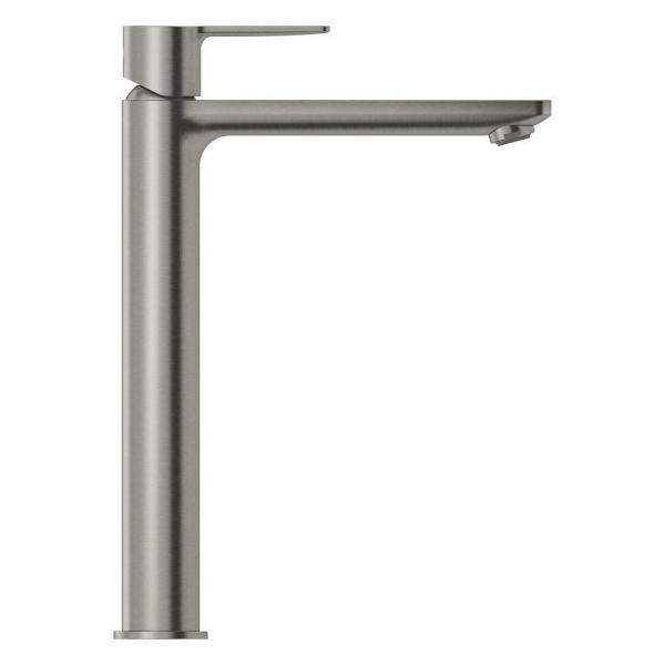 Grohe Lineare Einhand-Waschtischbatterie, XL-Size, glatter Körper, supersteel 23405DC1