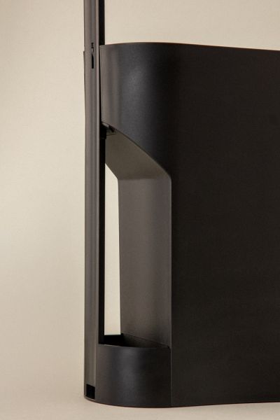 Cosmic Flat Abfallbehälter 2,5l, schwarz matt