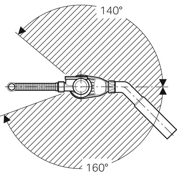 Geberit Badewannenablauf mit PushControl Druckbetätigung, Höhe 60cm, Fertigbauset, chrom