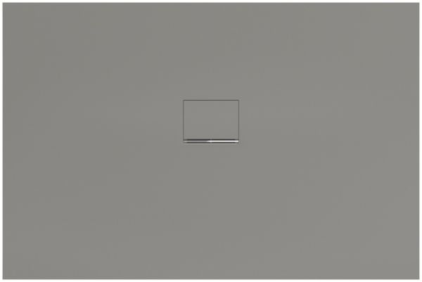 Villeroy&Boch Squaro Infinity Quaryl®-Duschwanne, flächenbündiger Einbau, 150x100cm, grey, UDQ1510SQI2IV-3S