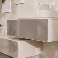 Vorschau: hansgrohe Xevolos E Waschtischunterschrank 98x55cm für Aufsatzwaschtisch mit Konsole, 1 Schubkasten Vorschau: hansgrohe Xevolos E Waschtischunterschrank 98x55cm für Aufsatzwaschtisch mit Konsole, 1 Schubkasten