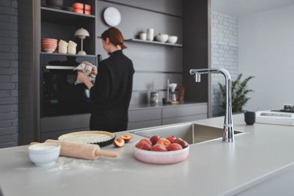 Grohe Zedra SmartControl Spültischbatterie mit herausziehbarer Dual Spülbrause