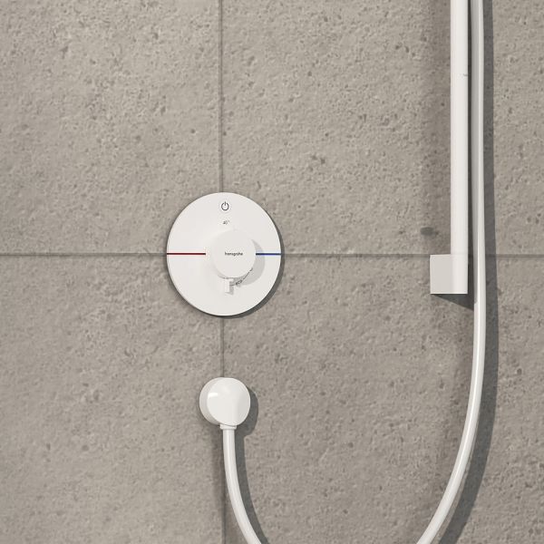 Hansgrohe ShowerSelect Comfort S Thermostat weiß matt 15553700