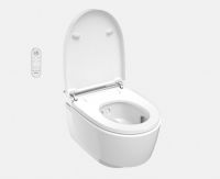 Vorschau: Geberit AquaClean Mera Classic Wand-Dusch-WC Komplett-SET mit Sigma50 Betätigungsplatte, weiß/chrom