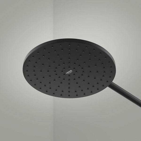 Grohe Vitalio Joy+ 280 Kopfbrause 1-strahlig mit AquaCalibrator, schwarz matt 1142782430