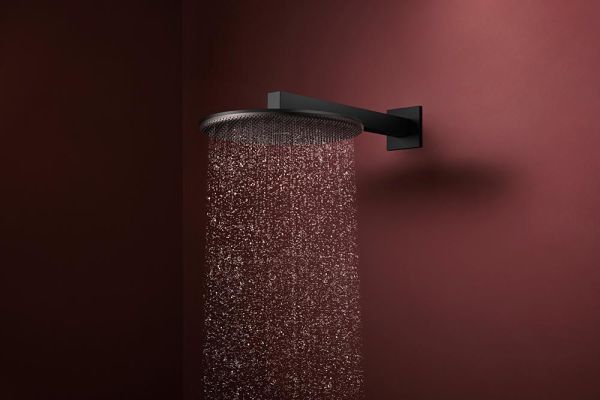 hansgrohe Raindance Alive S Duschkopf 300 1 Strahlart wassersparend, schwarz matt