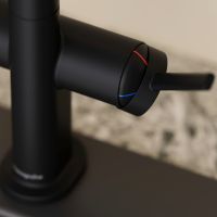 Vorschau: hansgrohe Talis Select M54 Einhebel-Küchenmischer, schwenkbar, 3jet, schwarz matt