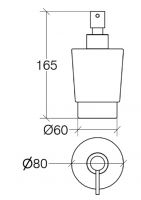 Vorschau: lineabeta SAON Seifenspender 300ml