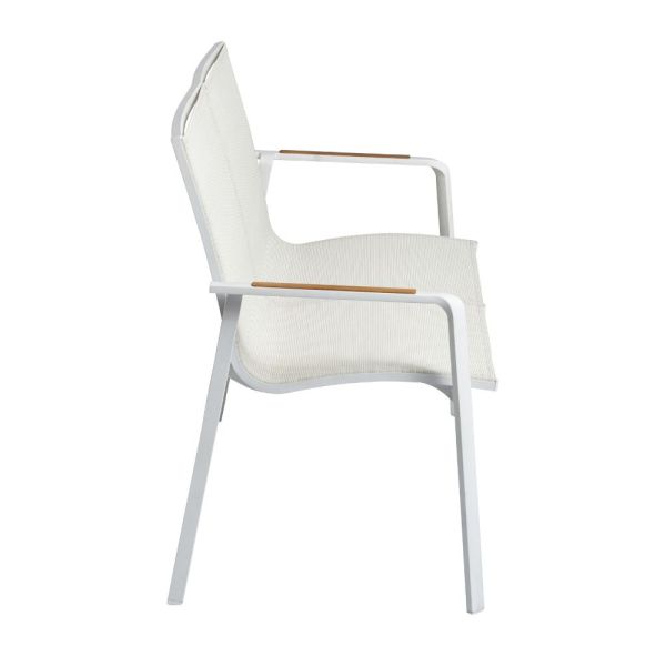 KETTLER DINING DIAMOND 2er Bank, weiß matt beige 0103911-5800