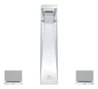 Vorschau: Grohe Allure Brilliant 3-Loch Waschtischarmatur L-Size, mit White Attica Caesarstone Einlagen