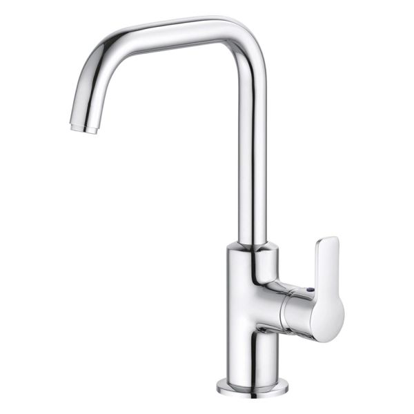 Kludi Pure&Easy Waschtisch-Einhandmischer mit Ablaufgarnitur, chrom 370230565