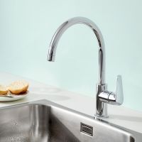 Grohe Start Curve Einhebelmischer, hoher Auslauf, schwenkbar, chrom 31554001