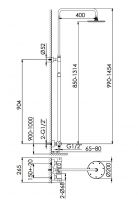 Vorschau: Steinberg Serie 100 Brauseset komplett mit Thermostatarmatur, mit Regenbrause mit Easy-Clean 1002721RG