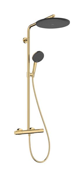 hansgrohe Raindance Alive S Puro Duschsystem 300 Ecostat polished gold optic 24592990