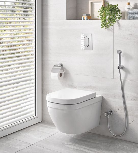 Grohe Tempesta-F Trigger Spray 30 Wandhalterset mit Absperrventil, chrom