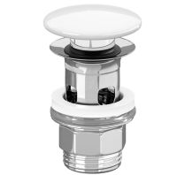 Villeroy&Boch Push-Open Ventil mit keramischer Abdeckung, weiß 8L033401