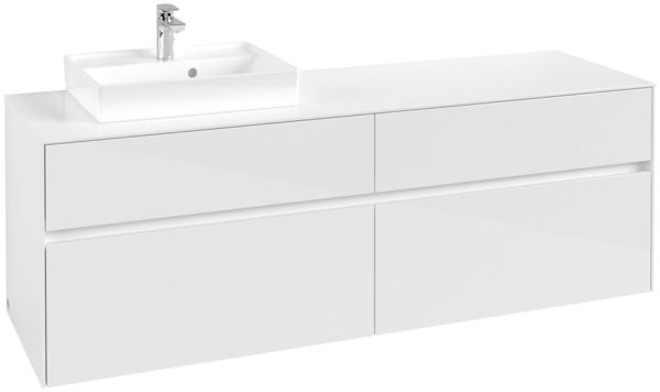 Villeroy&Boch Collaro Waschtischunterschrank passend zu Aufsatzwaschtisch 43345G, 160cm, white C07800DH