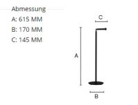 Vorschau: Smedbo Outline Lite ToilettenpapierhalterReservepapierhalter freistehend, weißFk635